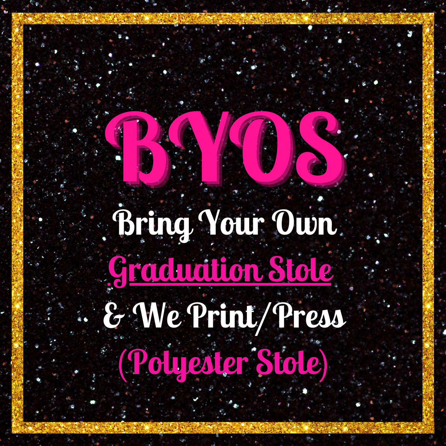 Bring Your Own Stole